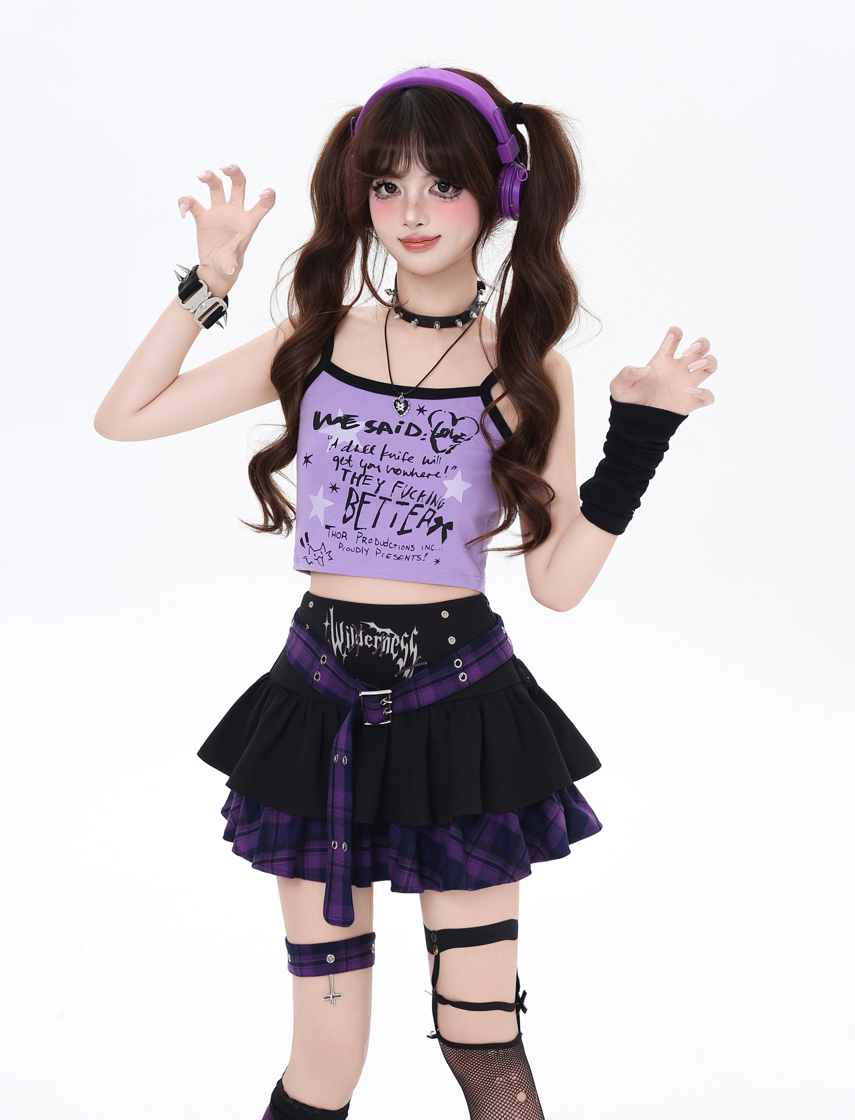 Graffiti Album Original Vielseitige Oberbekleidung Camisole Top – Sommer 2-teiliges & 3-teiliges Set