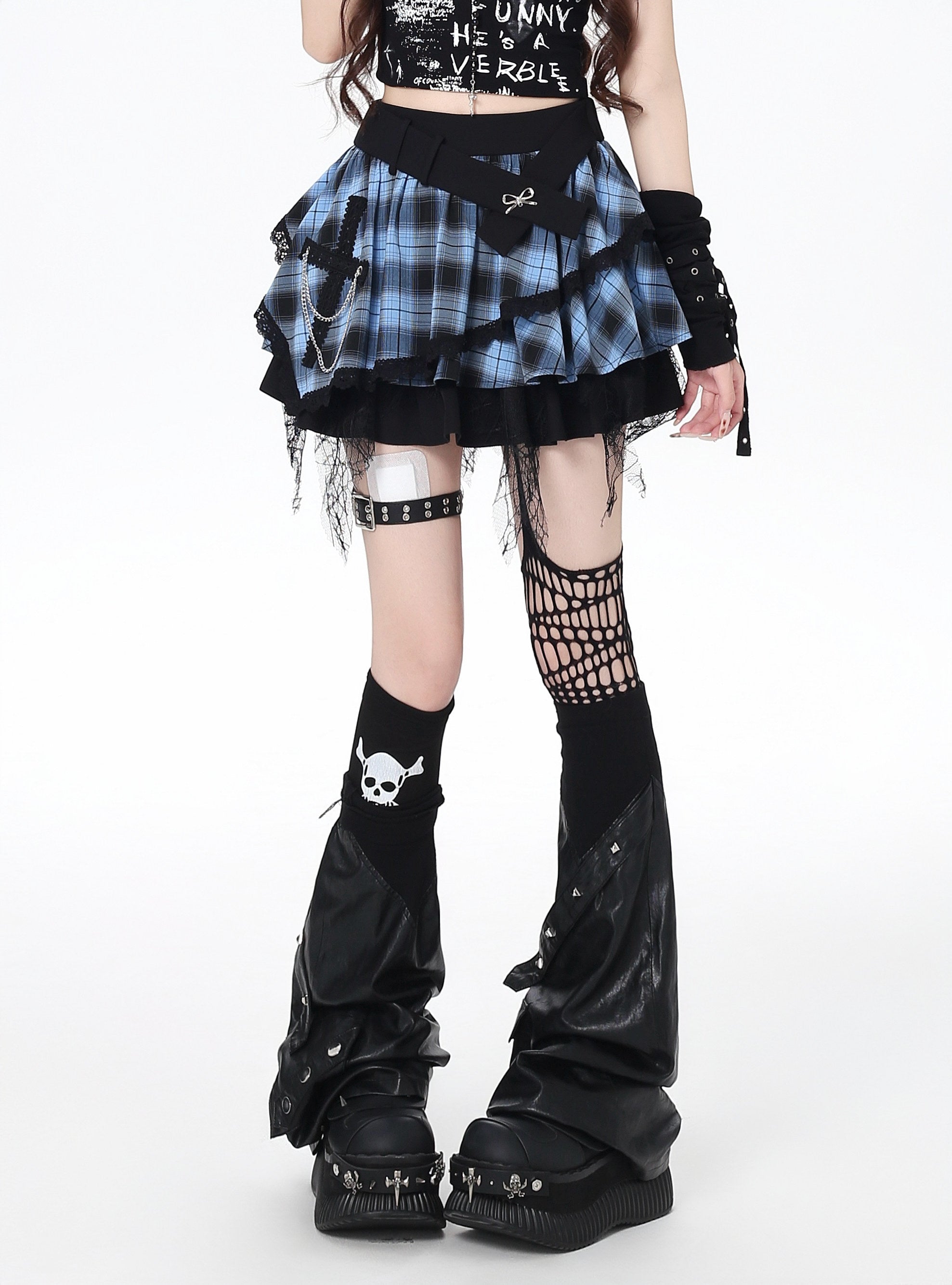 Scotland Love Letter Fluffy Cake Dress – Original Sweet Cool Asian Design for Spring & Summer
