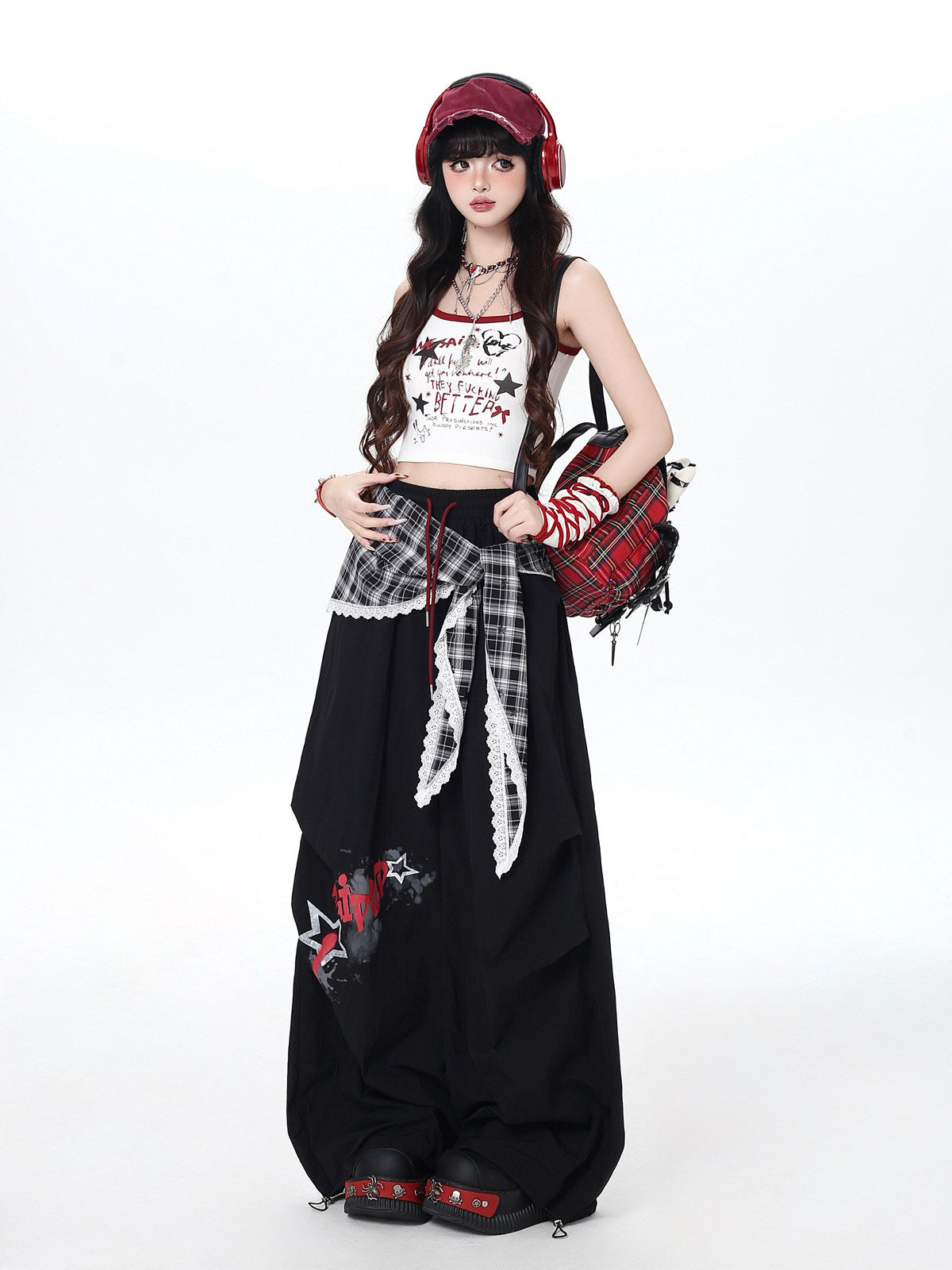Original Street Layering Design Oversized Dance Workwear Casual Pants – Spring
