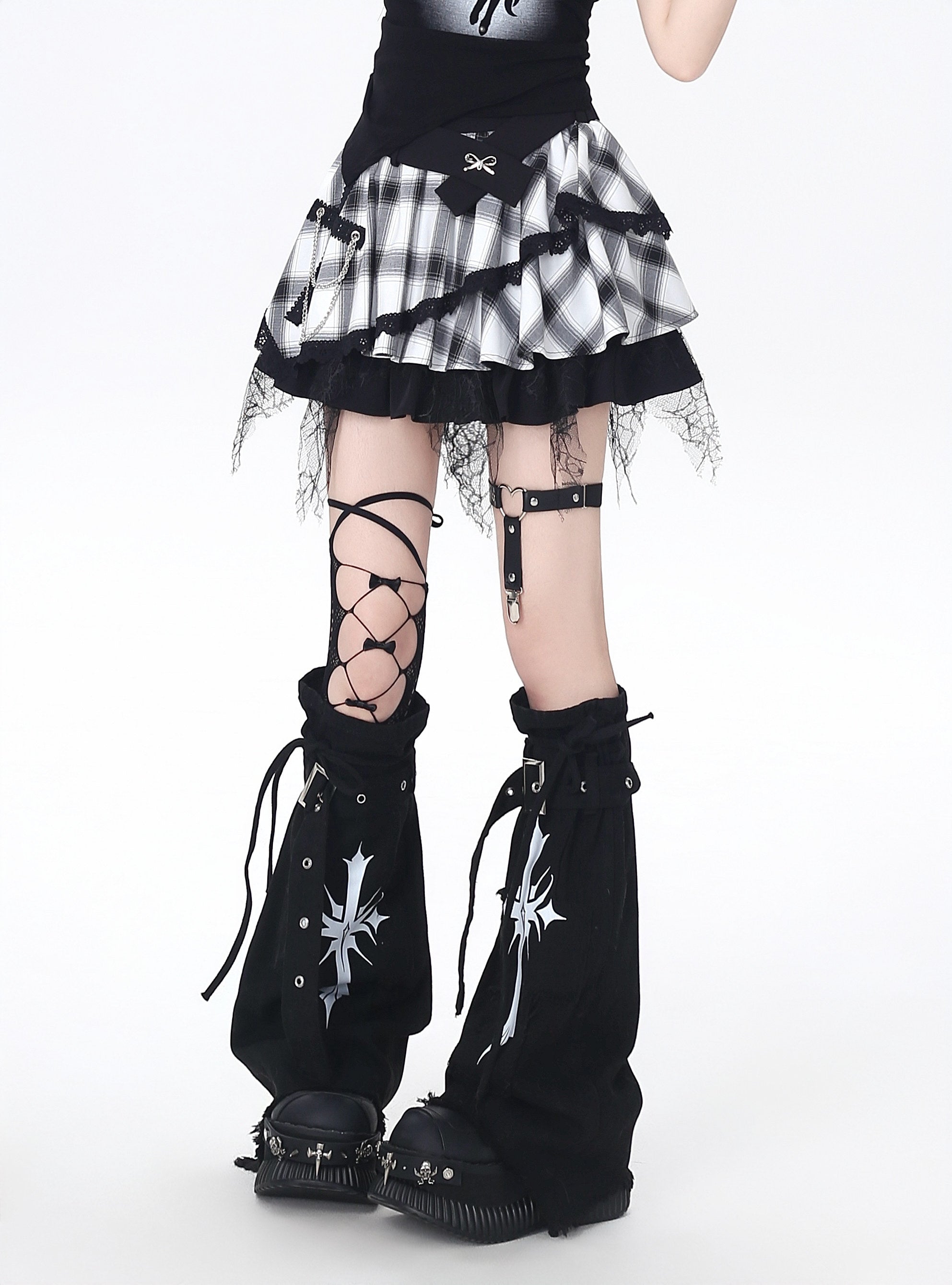 Scotland Love Letter Fluffy Cake Dress – Original Sweet Cool Asian Design for Spring & Summer