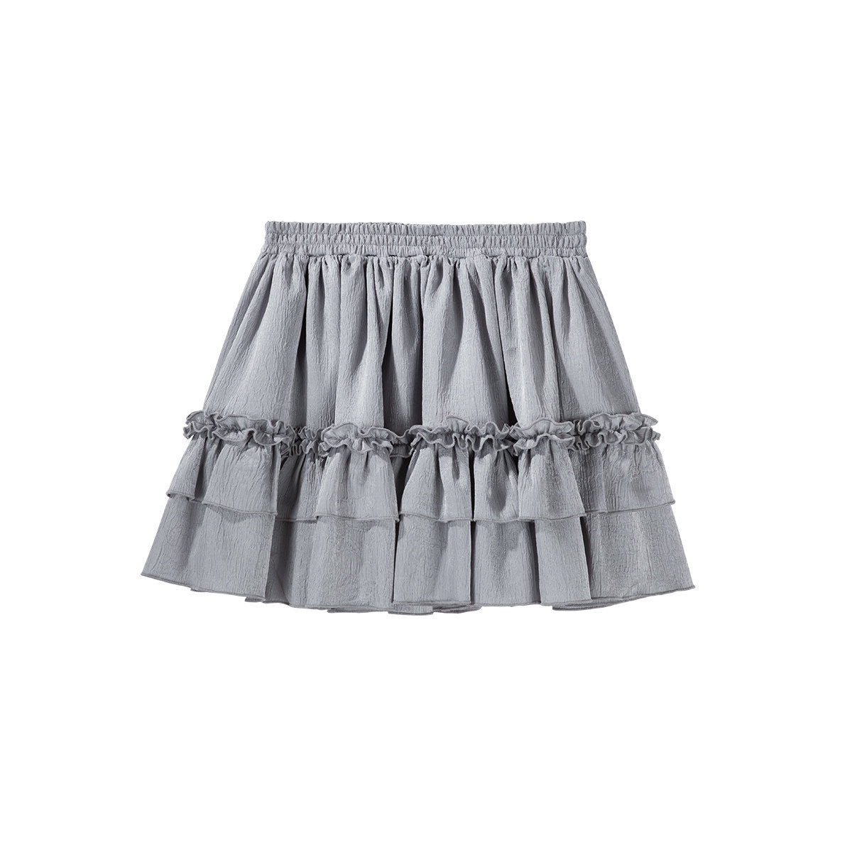 Silver Key Gothic Lolita Set - White Shirt Waist Belt Skirt - S-2XL