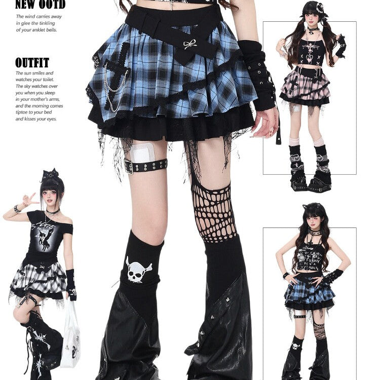 Scotland Love Letter Fluffy Cake Dress – Original Sweet Cool Asian Design for Spring & Summer