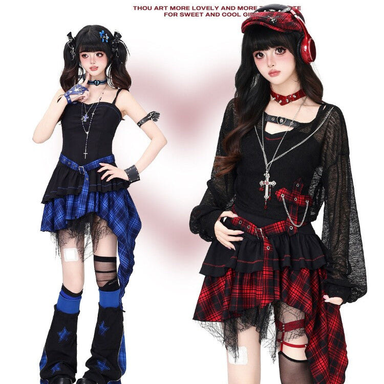 Lost Island Light Asian Gothic Niche Cover-Up Dress – Original Design for Women's Summer