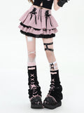 Rebellion Era Original Y2K Sweet Cool Edgy Girl Strap Lace Puffy Skirt Cake Dress