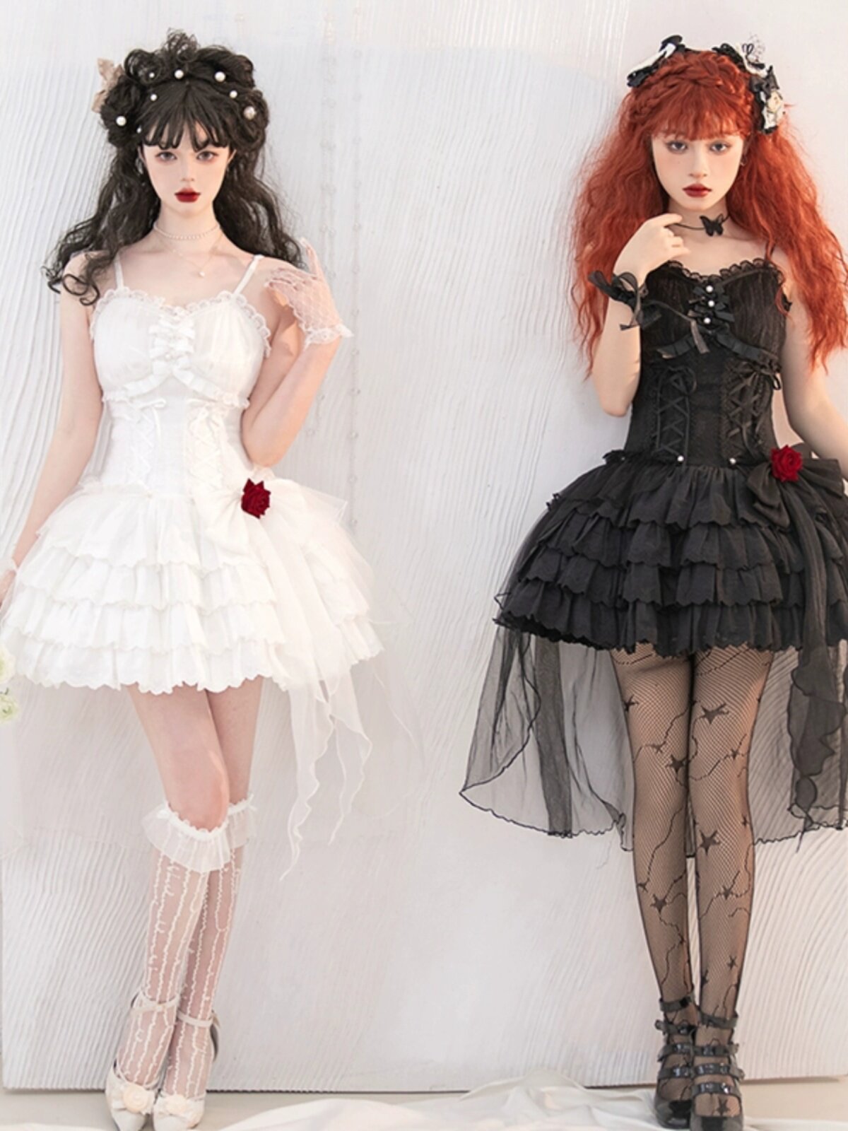 Little Rose JSK Slip Dress - Lolita Dress- Sweet Lolita- Fairy Corset Dress