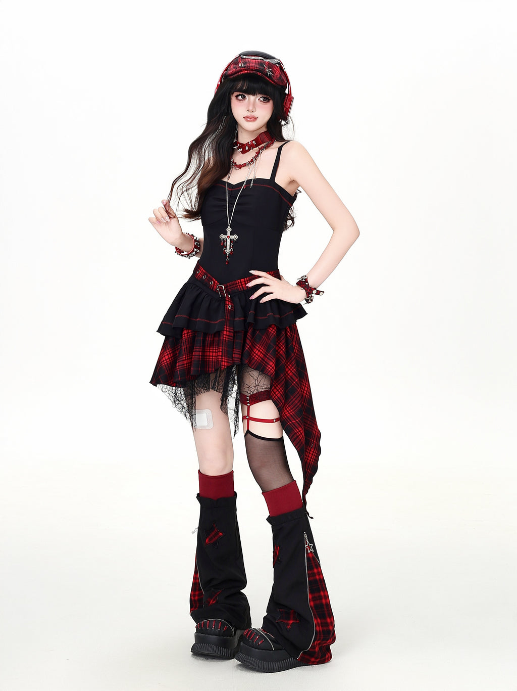 Lost Island Light Asian Gothic Niche Cover-Up Dress – Original Design for Women's Summer