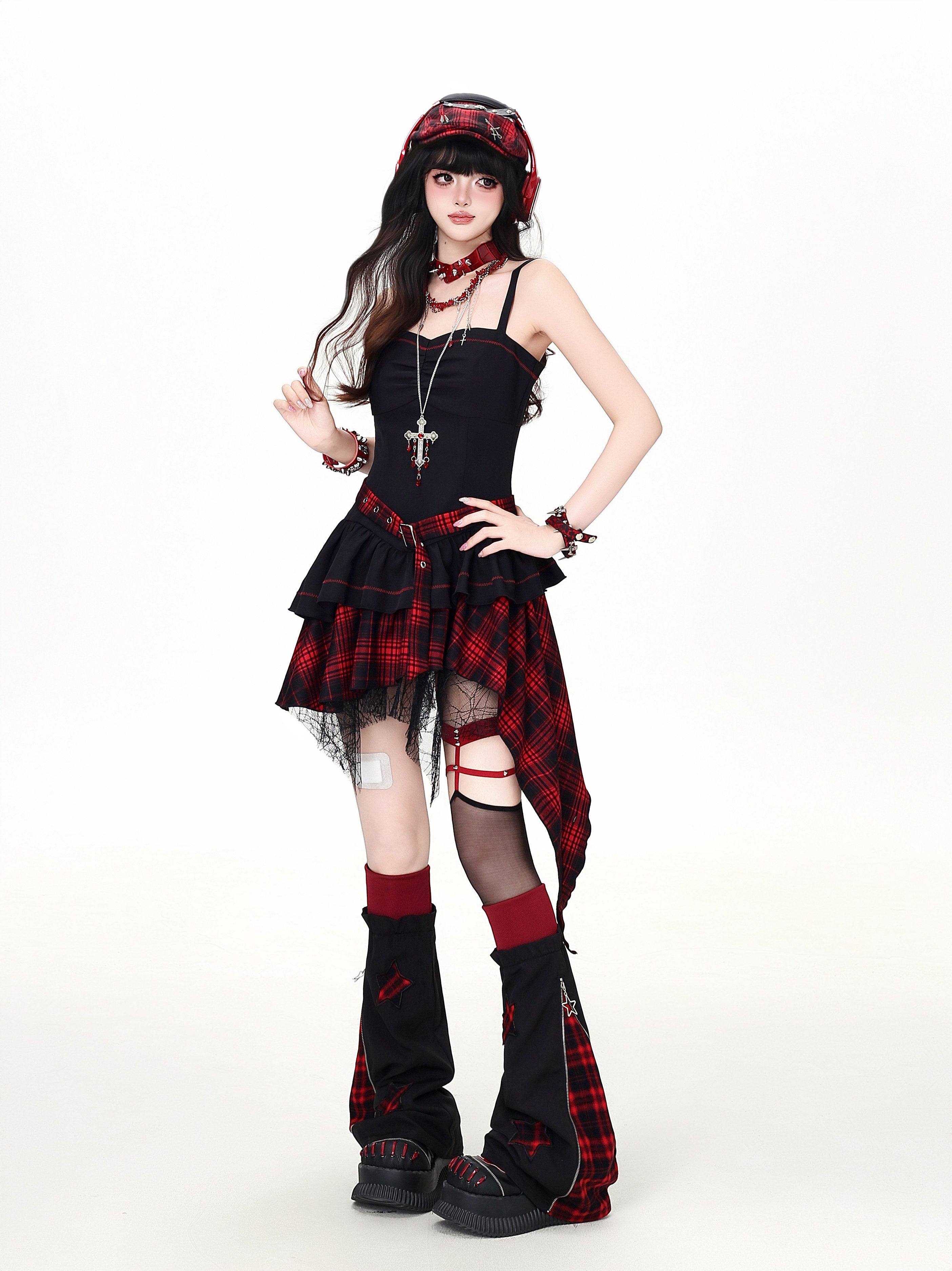 Lost Island Light Asian Gothic Niche Cover-Up Dress – Original Design for Women's Summer