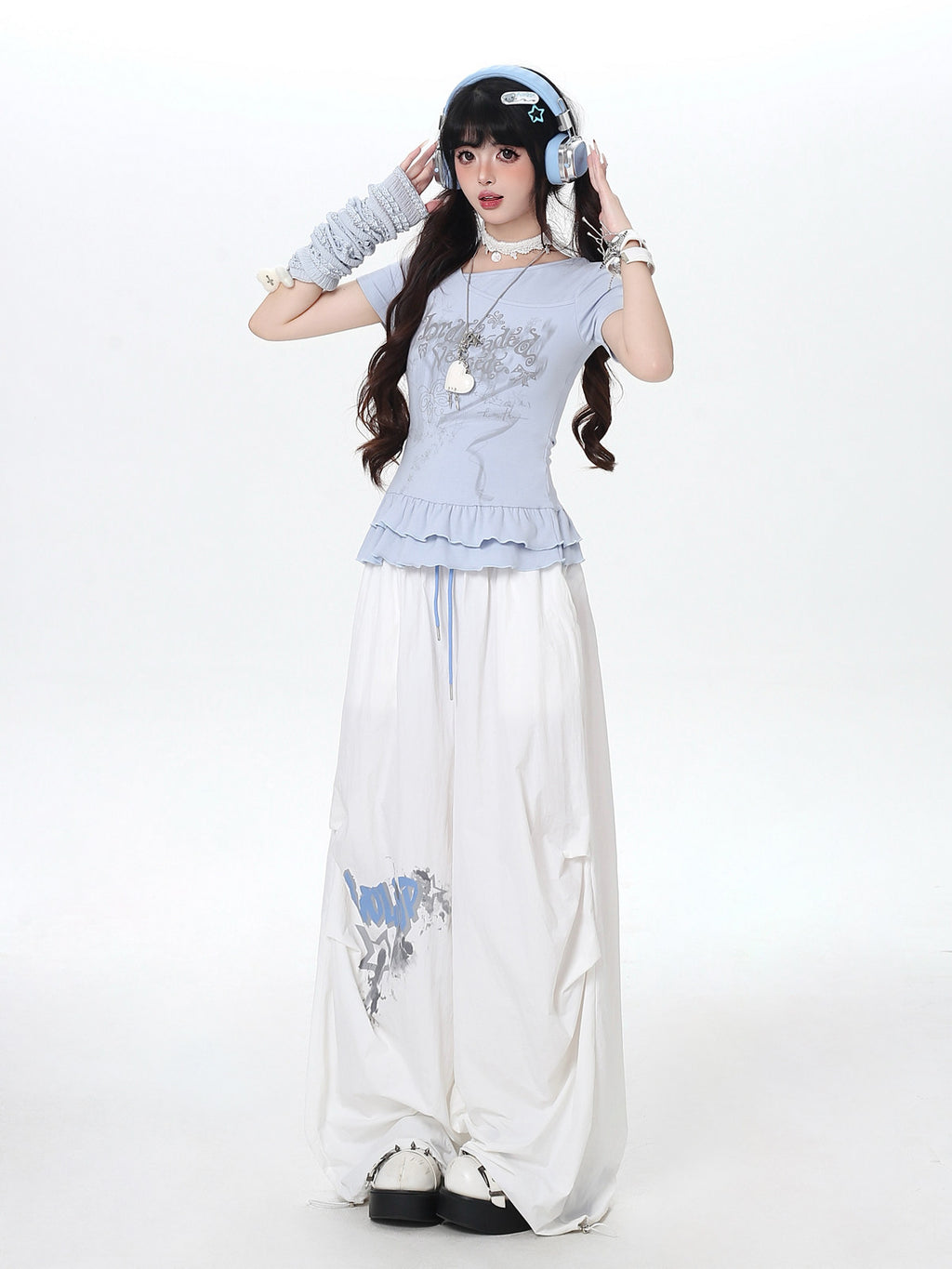 Original Street Layering Design Oversized Dance Workwear Casual Pants – Spring