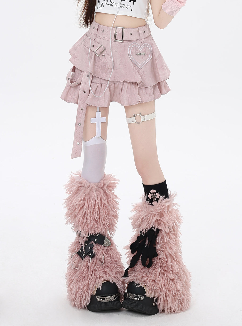 Millennium Sweet Y2K High Waist Irregular Pleated A-Line Skirt – Original Subculture Design