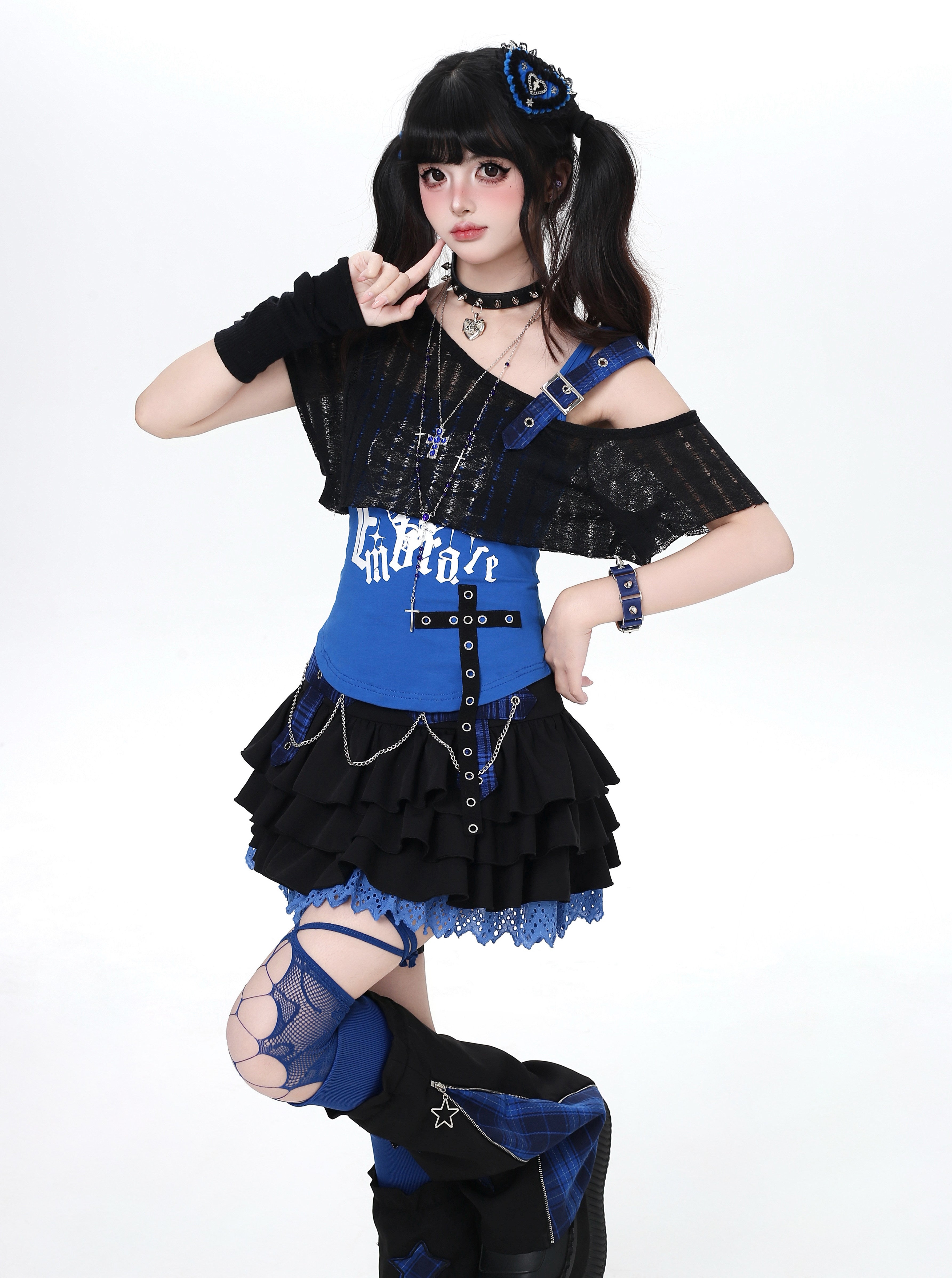 Heartbeat Rule Y2K Sweet Cool Slim Tank Top & Cover-Up – Original Subculture Design