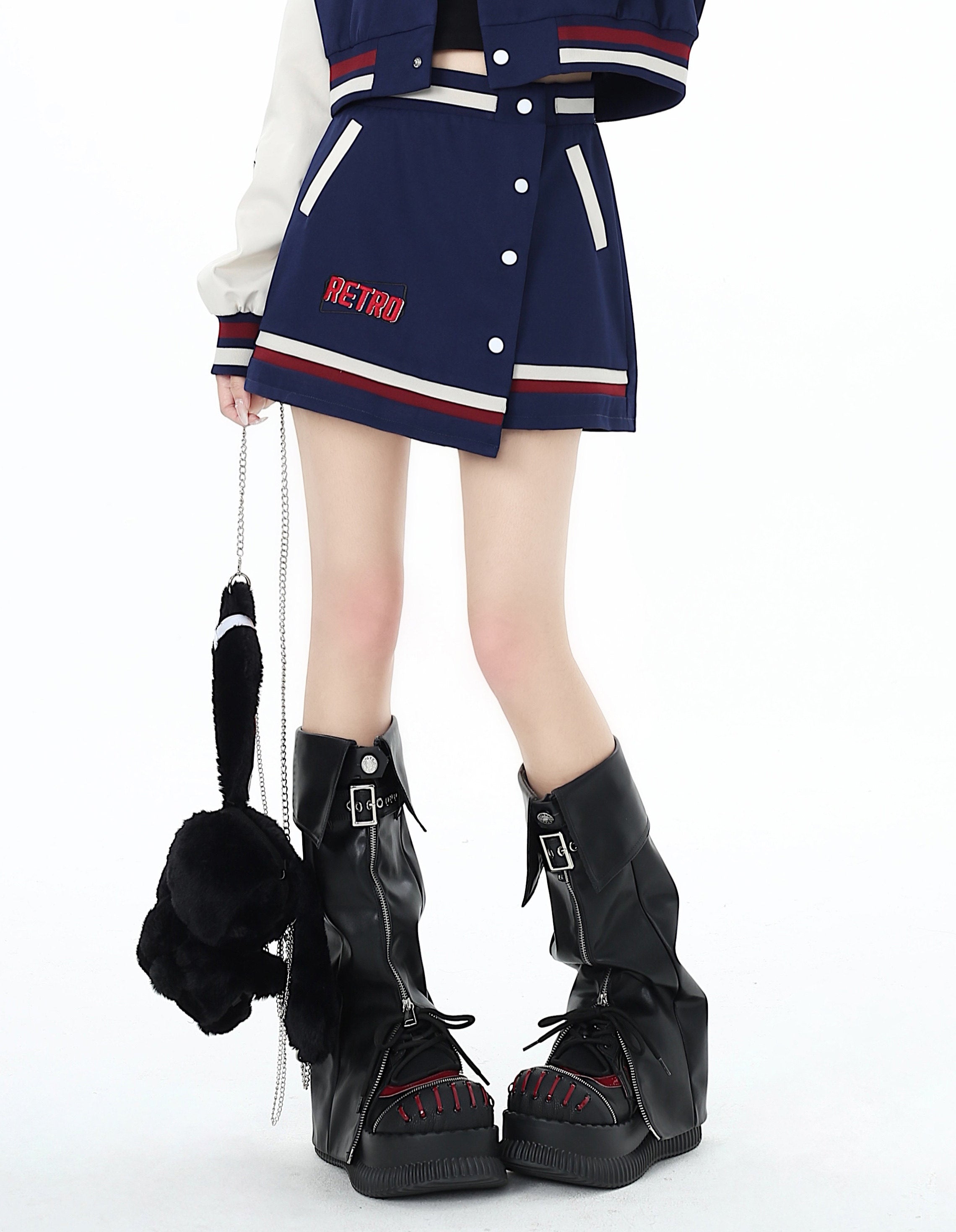 CrazyGirl American Street Original Vintage Baseball Jacket – Fall Winter Academy High Street Oversized Versatile Jacket