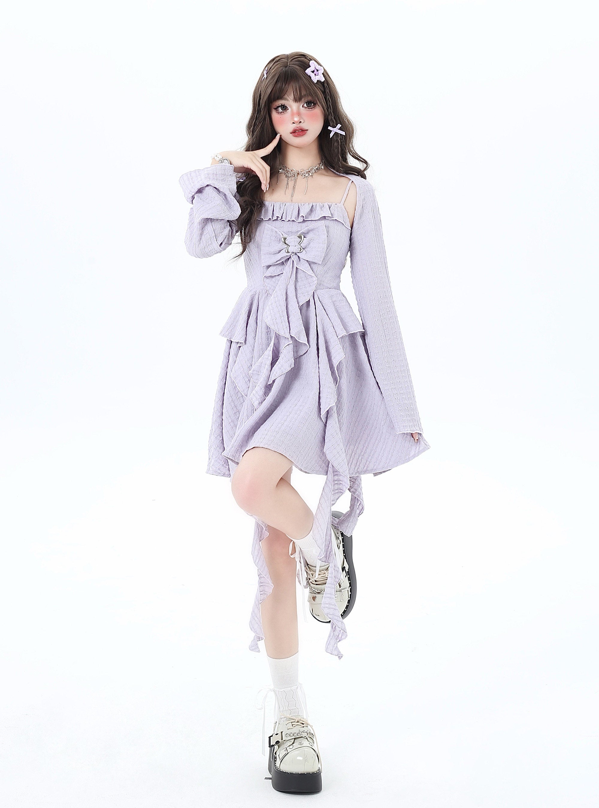 Endless Summer Original French Design Fairy Beach Waist Tie Slip Dress