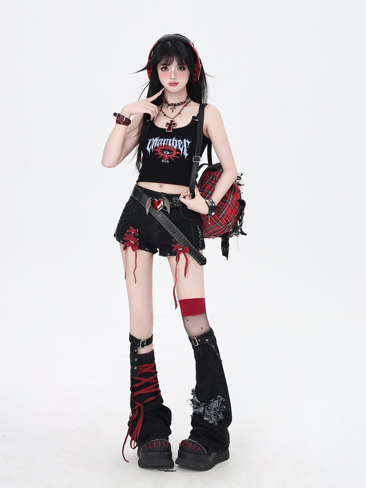 Original Niche Light String Low-Rise Versatile Denim Ultra Shorts – Summer (Denim Leg Cover Included)