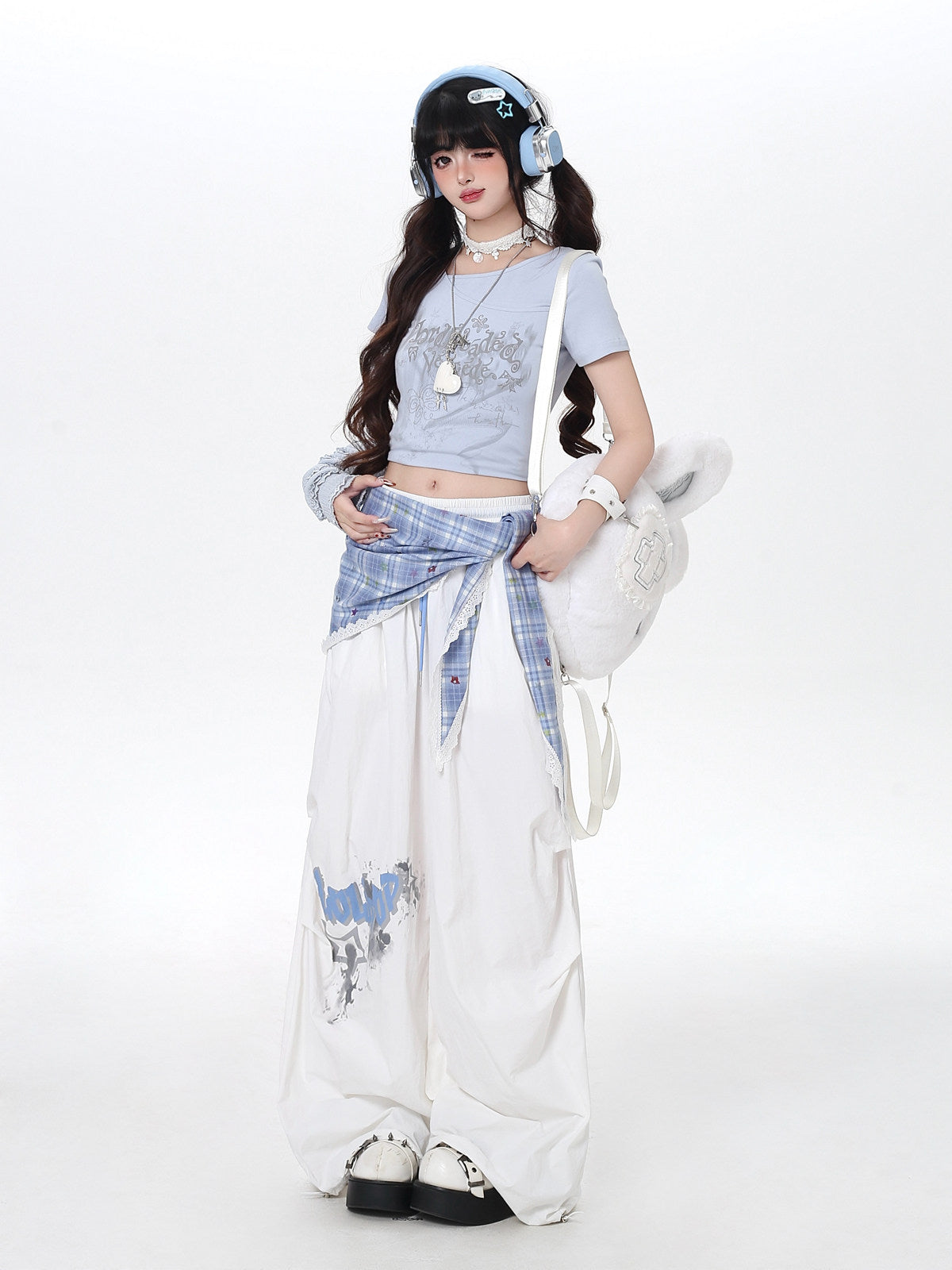 Original Street Layering Design Oversized Dance Workwear Casual Pants – Spring